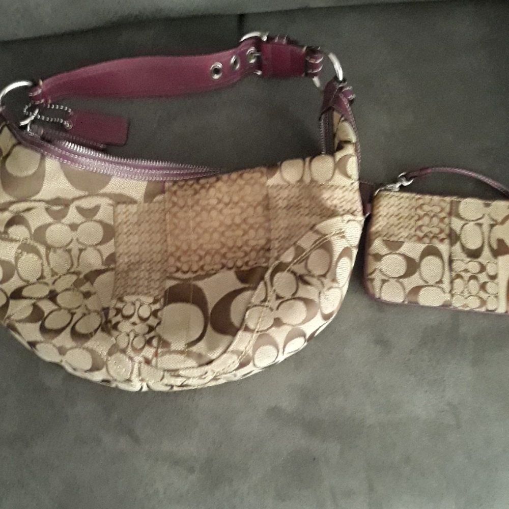 Coach purse and clutch